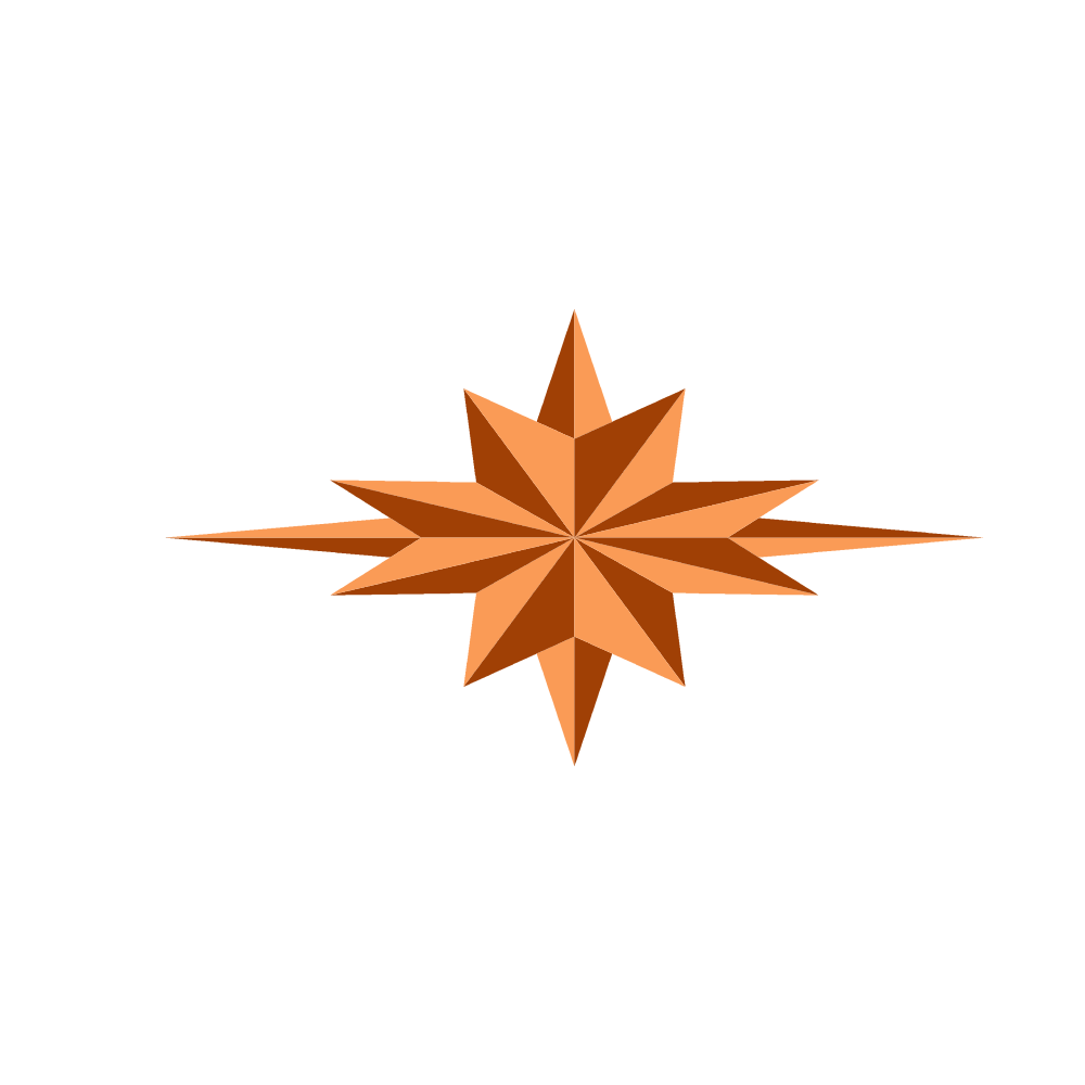 OnlineLabels Clip Art - A star logo